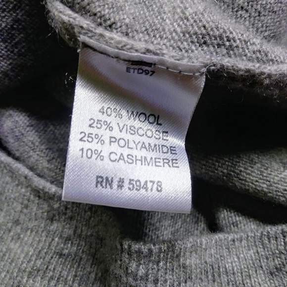 EMI MAGLIA SWEATER MEN'S WOOL BLEND CREWNECK LONG SLEEVE - Picture 5 of 8